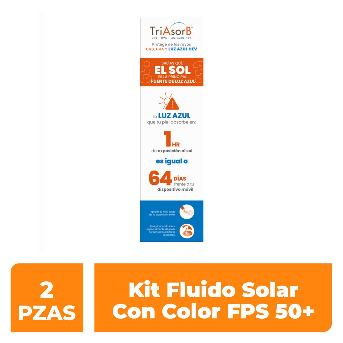 A - Kit Solar Fluido con Color 2 piezas