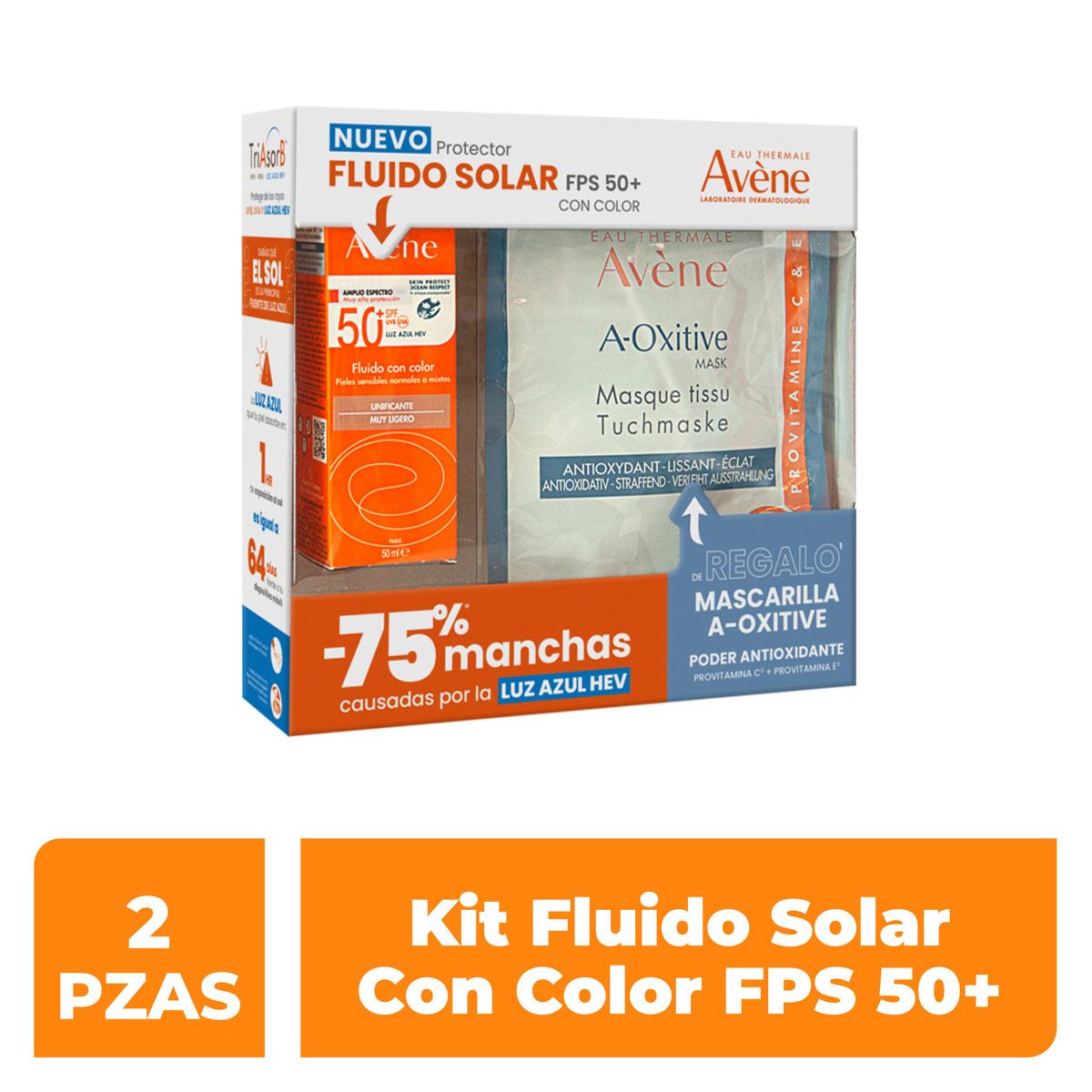 A - Kit Solar Fluido con Color 2 piezas