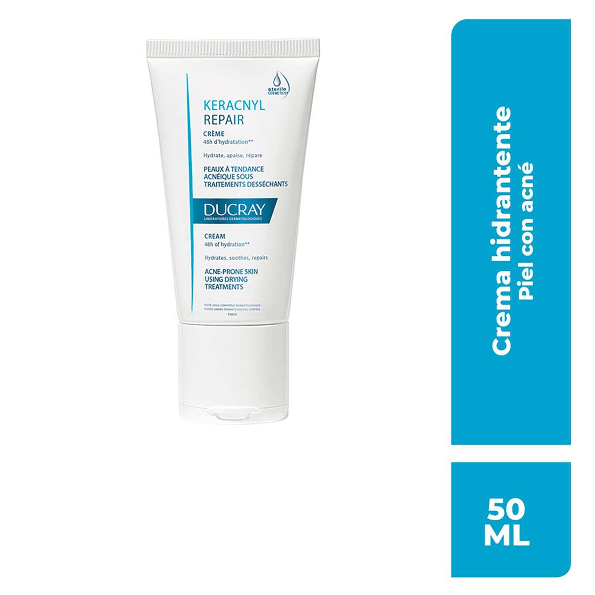 Ducray Keracnyl Repair Crema Facial para Piel Seca 50ml