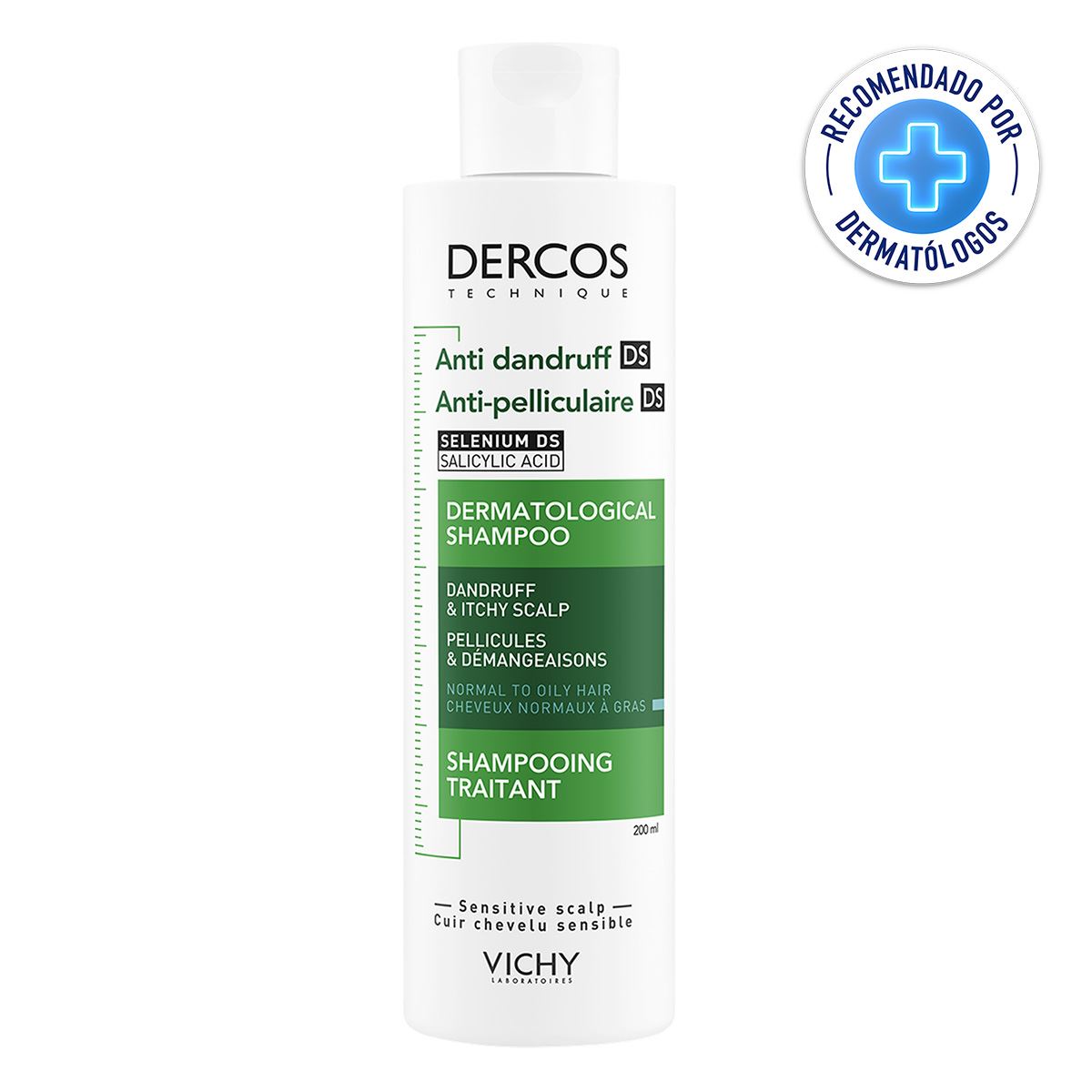 Dercos Anticaspa Grasa 200ml
