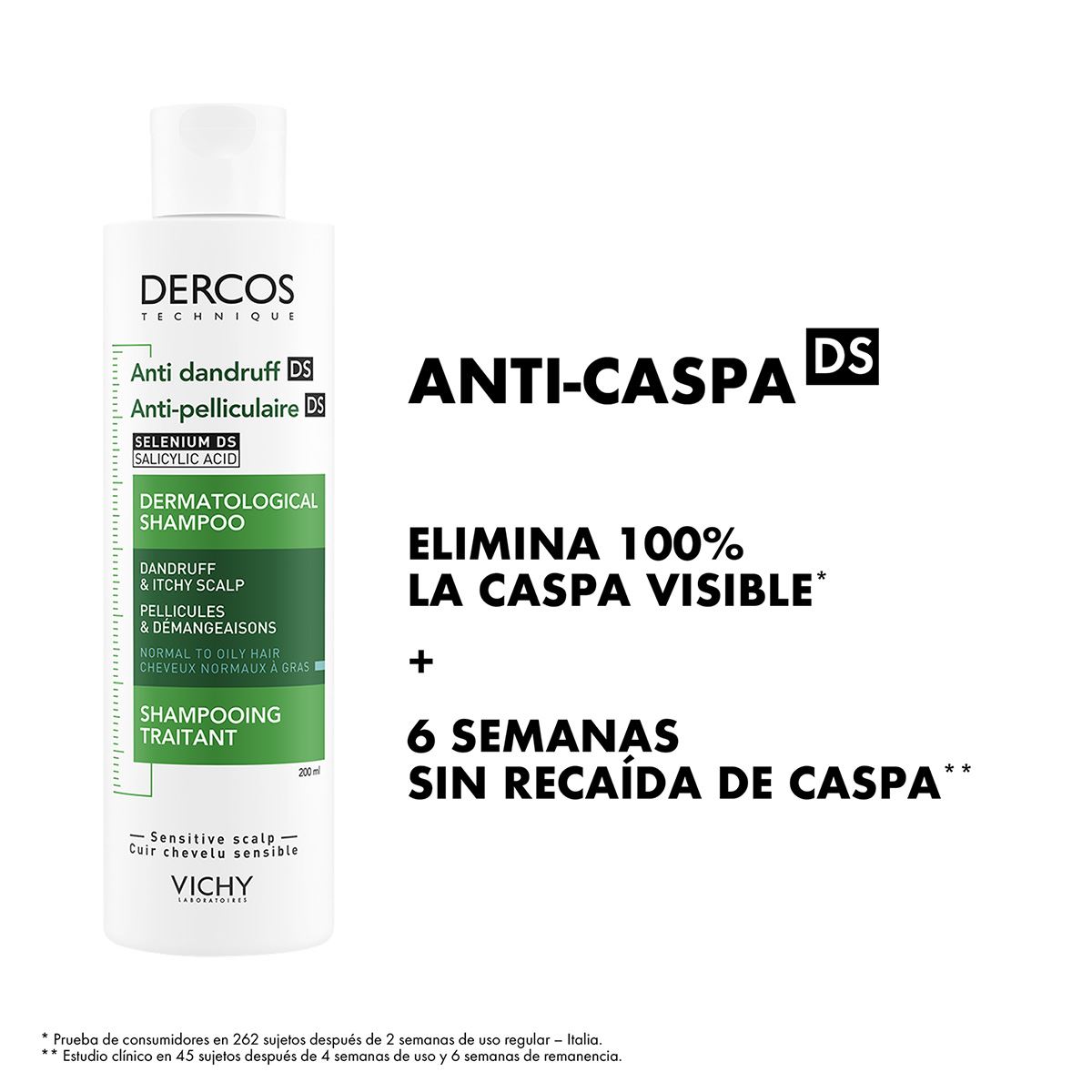 Dercos Anticaspa Grasa 200ml