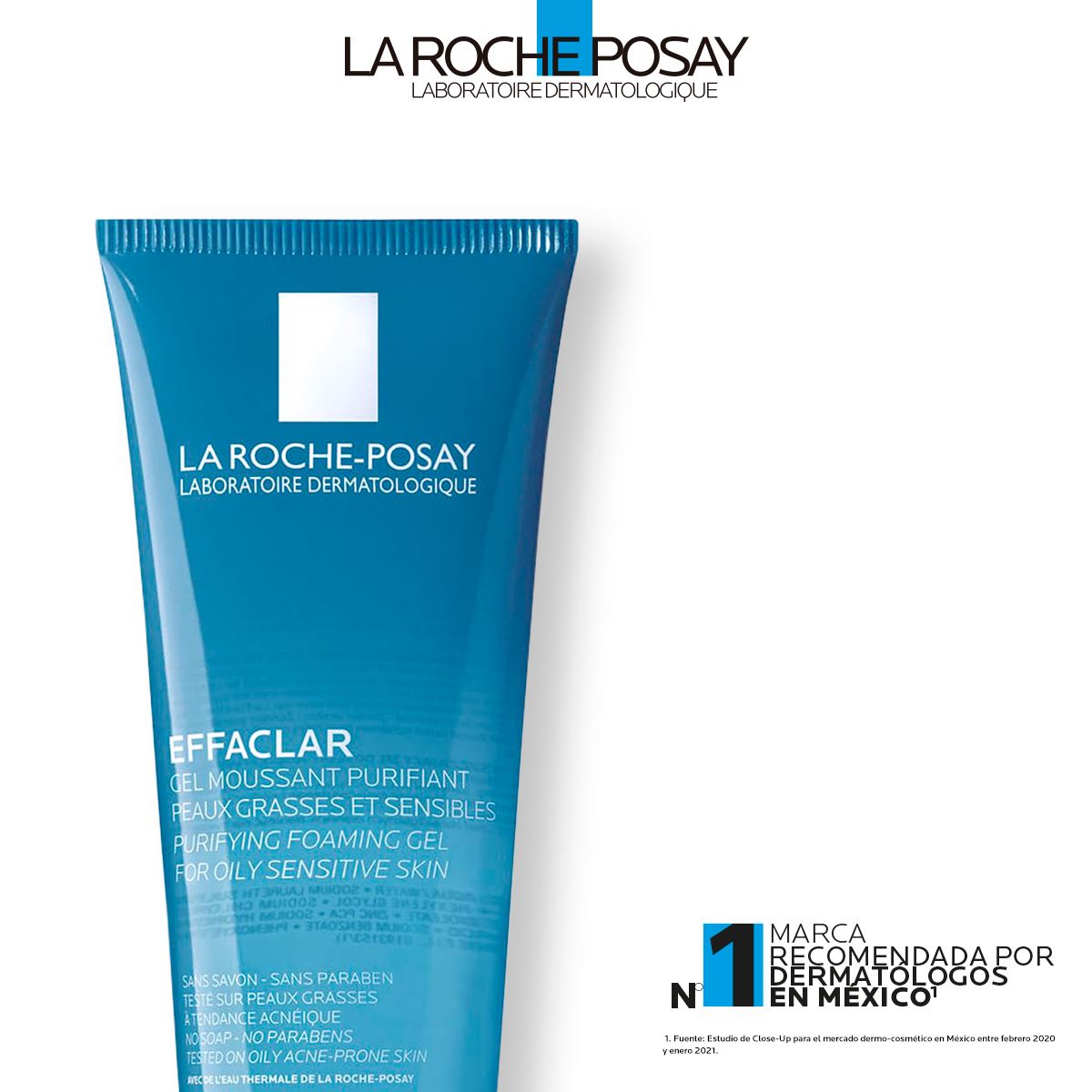 Limpiador Facial La Roche Posay Effaclar Gel Purificante Para Piel Mixta a Grasa 200ml