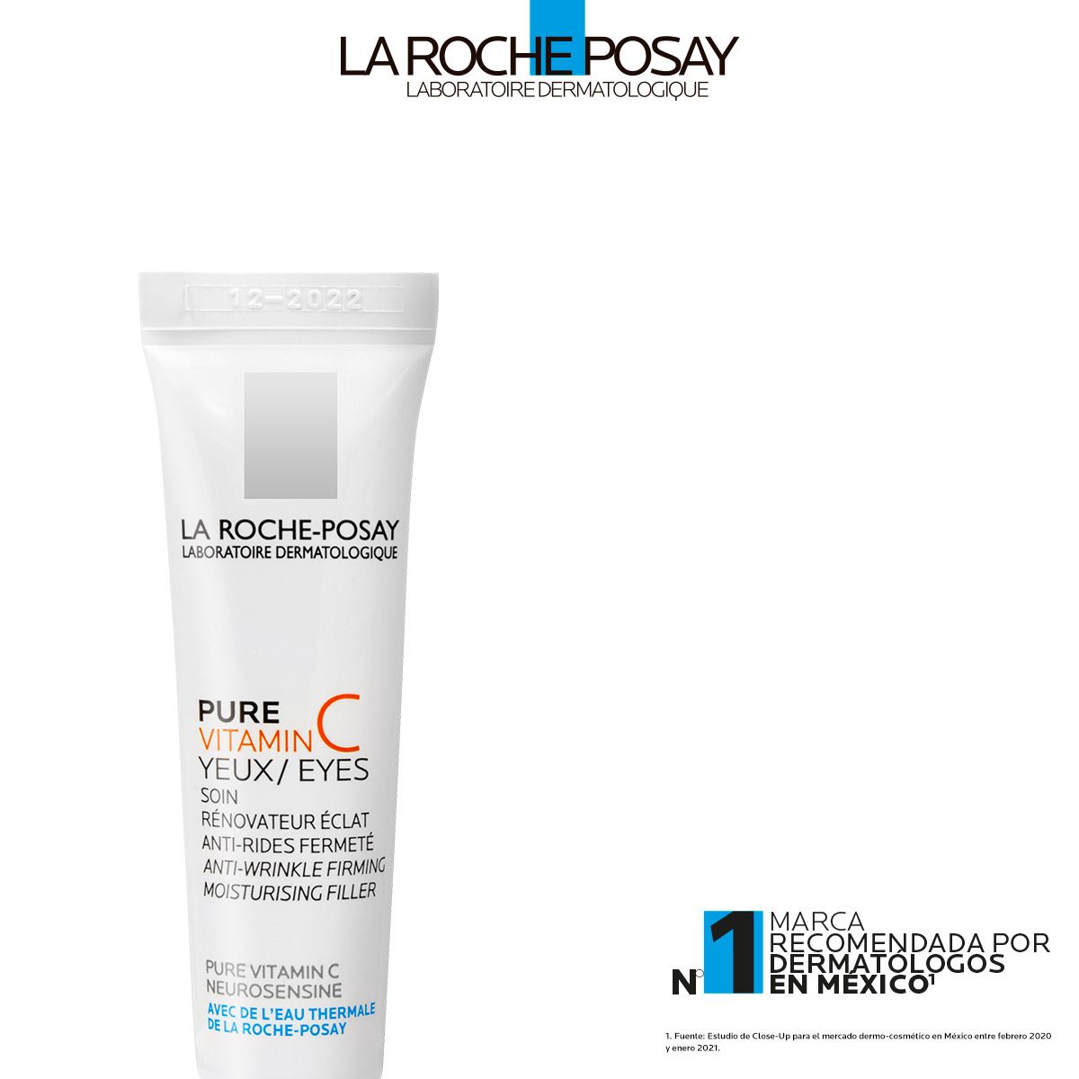 Crema para Contorno de Ojos Anti Oxidante La Roche Posay Pure Vitamin C Ojos 15ml