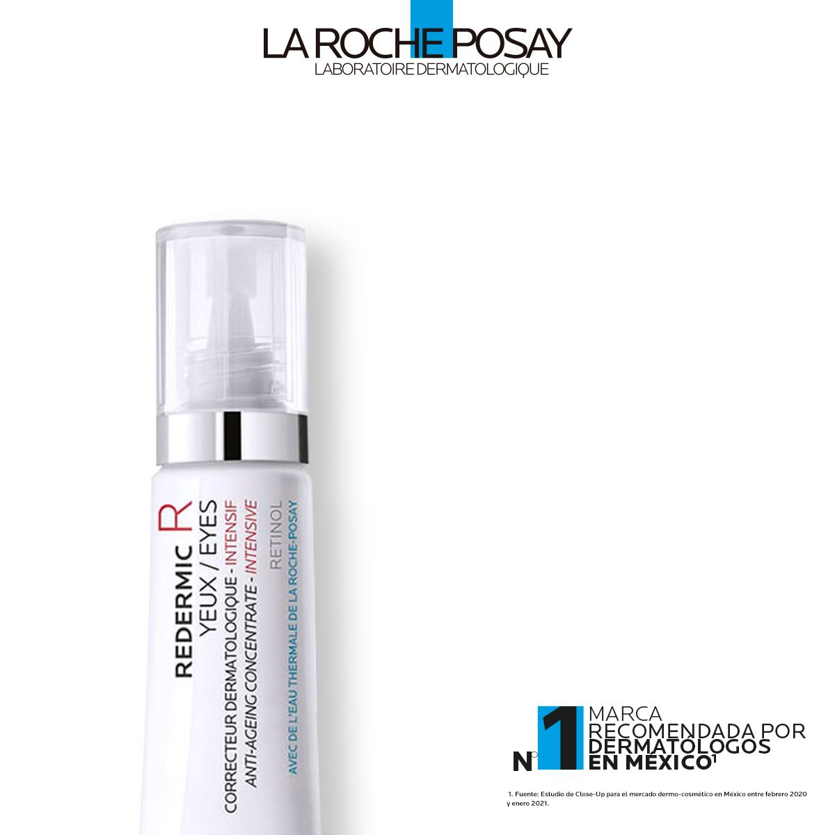 Crema para Contorno de Ojos Anti Arrugas La Roche Posay Redermic R Ojos 15ml