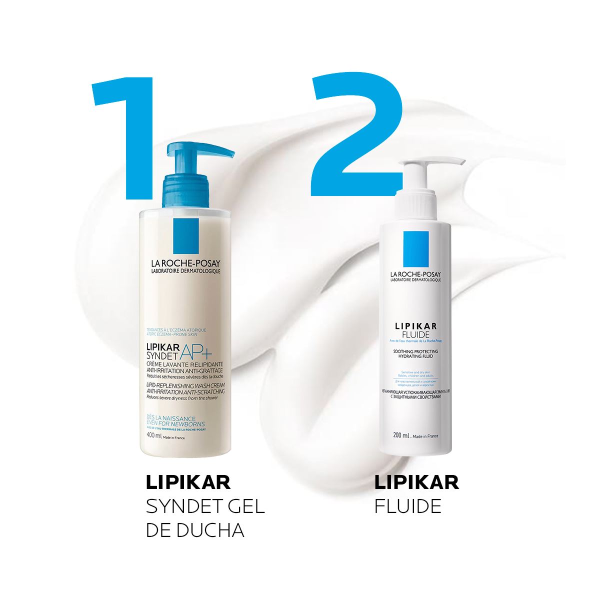 Crema Hidratante La Roche Posay Lipikar Fluido para Piel Seca 400ml