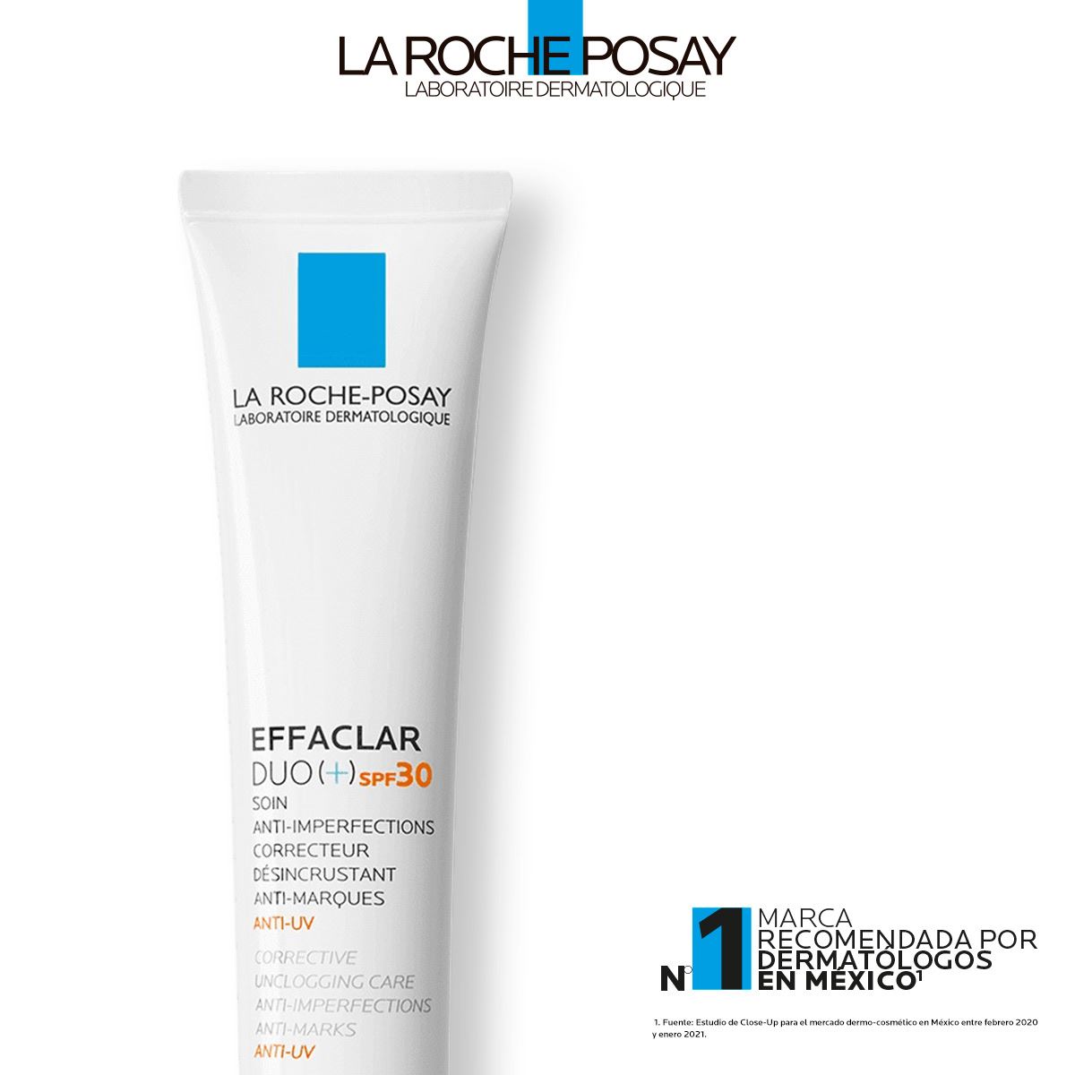 Crema Facial Anti-Imperfecciones La Roche Posay Effaclar Duo (+) FPS30 para Piel Grasa 40ml