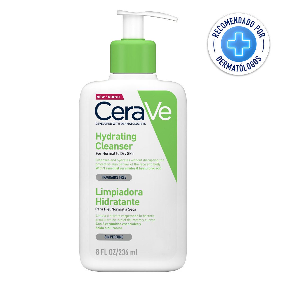 Cerave Limpiadora Hidratante 8 oz / 236 ml