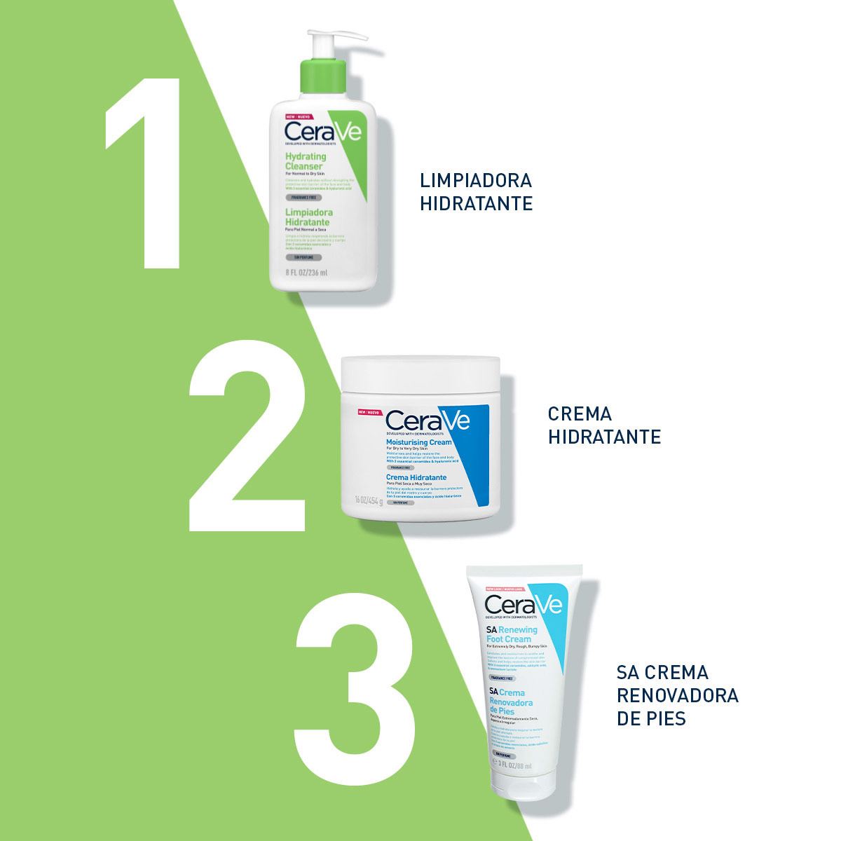 Cerave Limpiadora Hidratante 8 oz / 236 ml