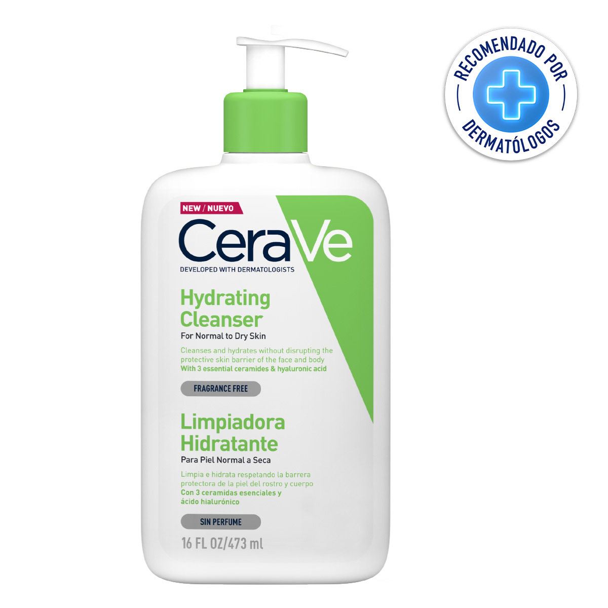 Cerave Limpiadora Hidratante 16 oz / 473 ml
