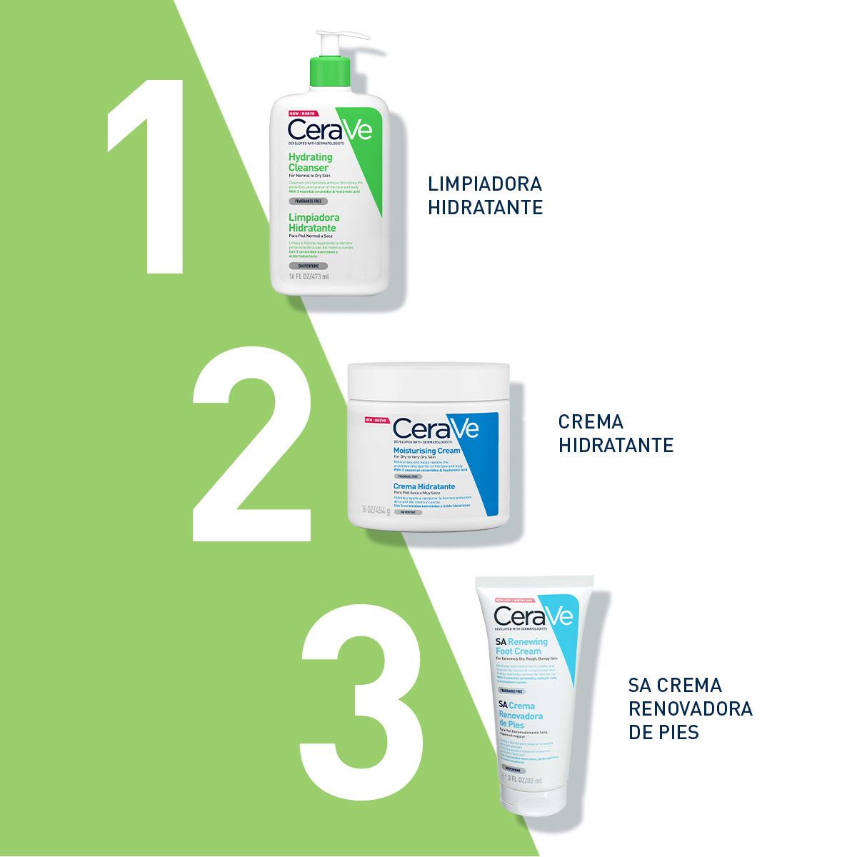 Cerave Limpiadora Hidratante 16 oz / 473 ml