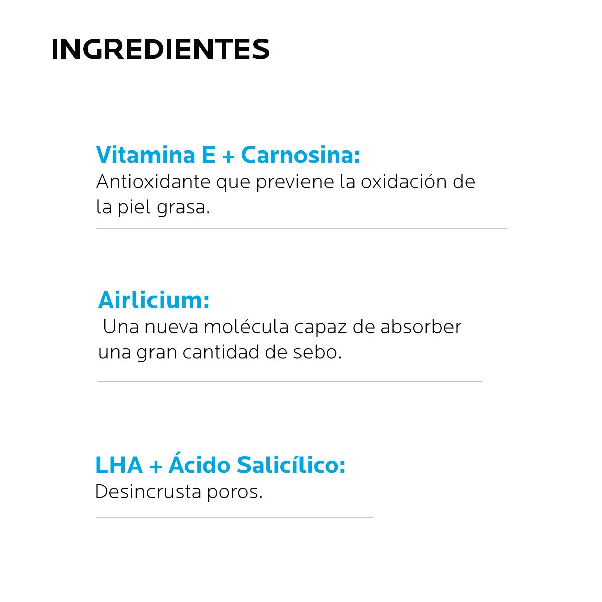 Crema Facial Anti-Imperfecciones La Roche Posay Effaclar K (+) para Piel Grasa y Puntos Negros 40ml