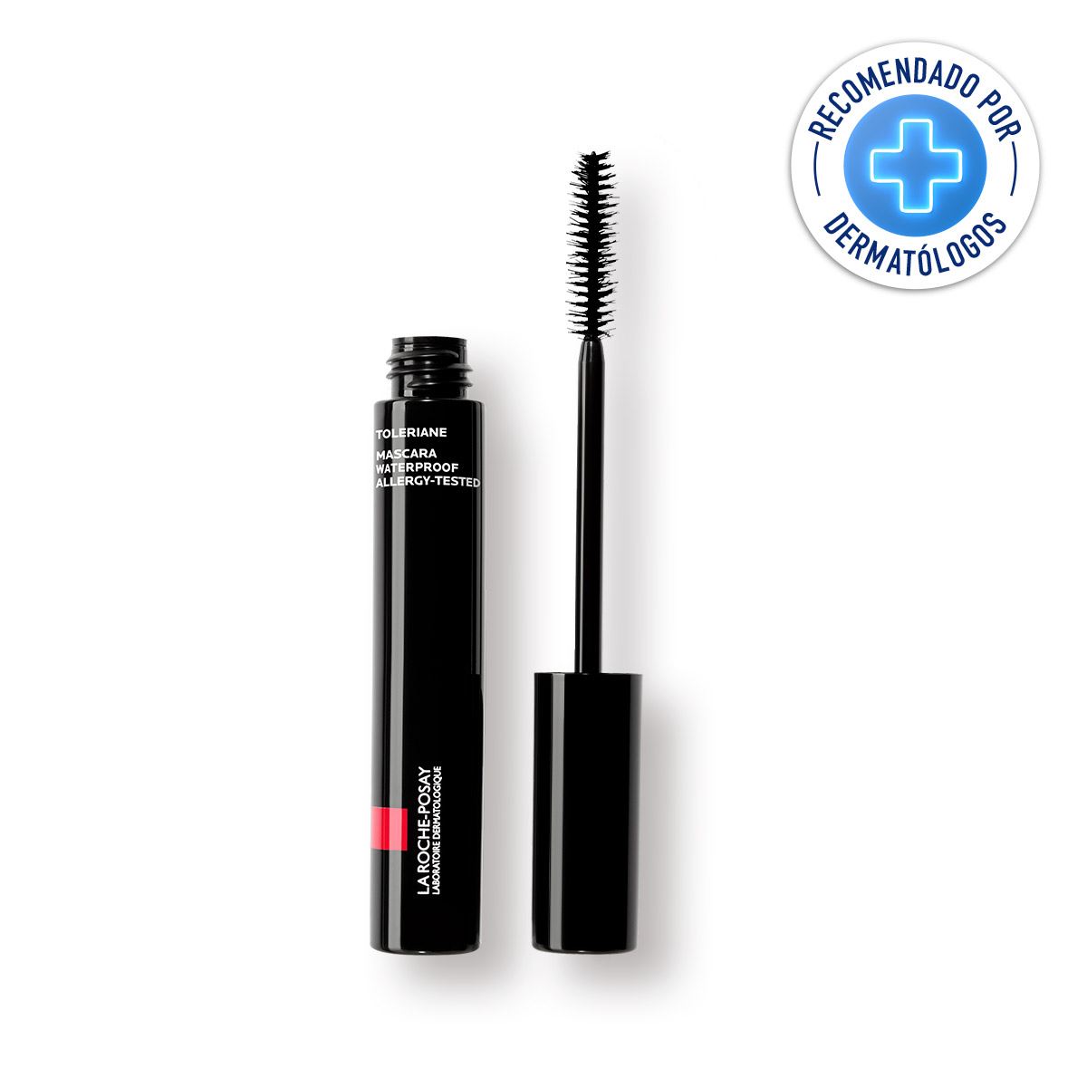 Mascara de Pestañas Contra Agua Toleriane Mascara Waterproof a Prueba de Alergias
