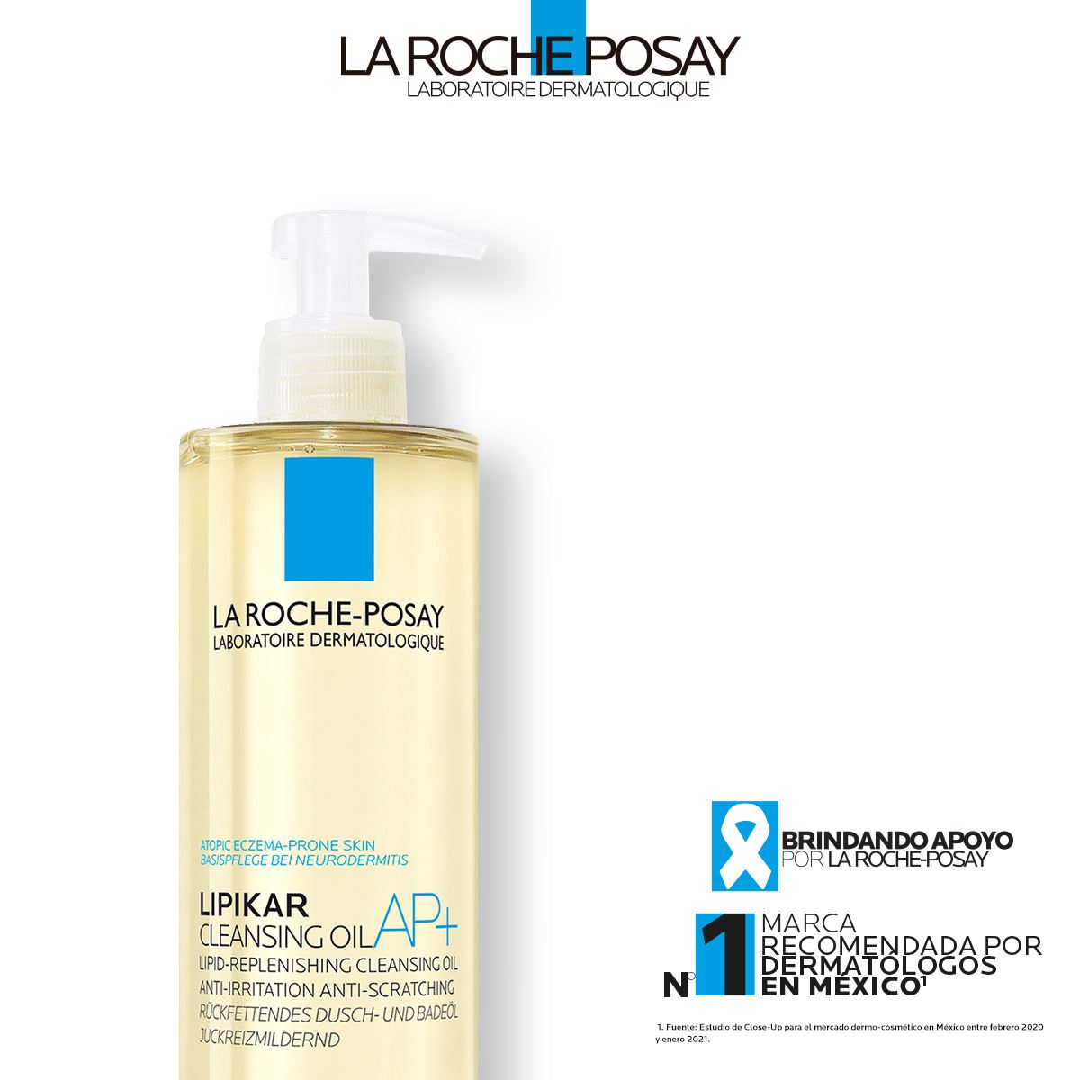 Aceite de ducha La Roche Posay Lipikar Cleansing Oil para Piel Seca o Atópica 400ml