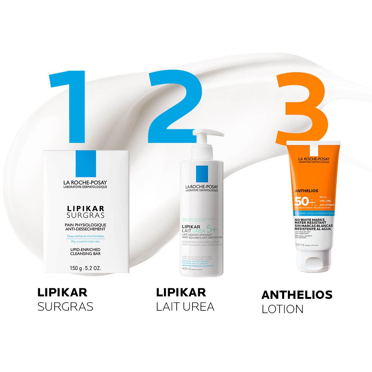 Crema Hidratante La Roche Posay Lipikar Lait Urea 5% para Piel Muy Seca con Descamación 400ml