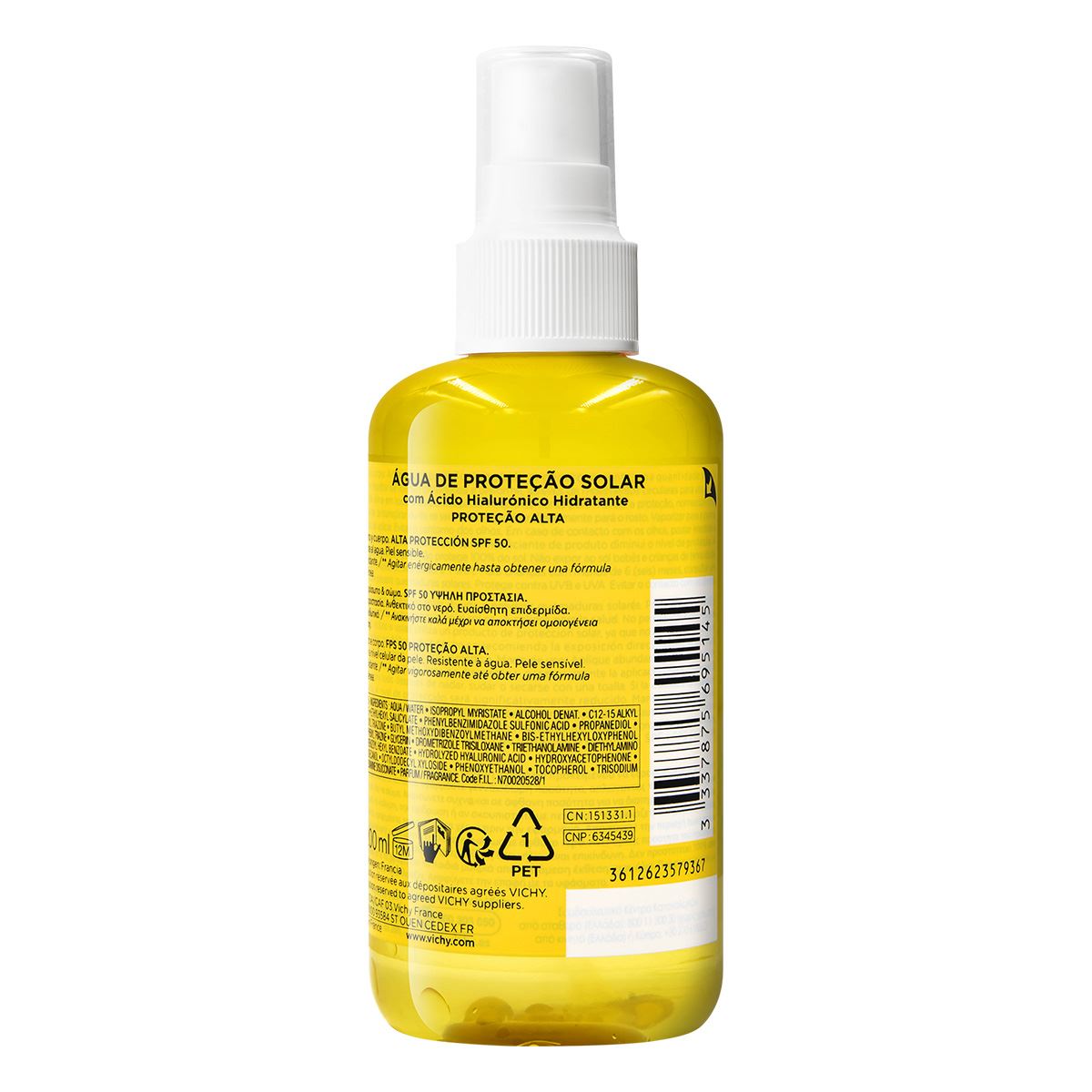 Capital Soleil Agua Solar Hidratante FPS 50 200ml