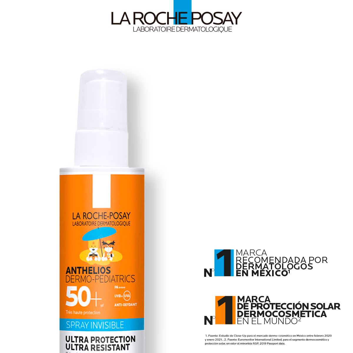 Protector Solar Corporal para Niños La Roche Posay Anthelios Dermopediatrics en Spray FPS50+ 200ml