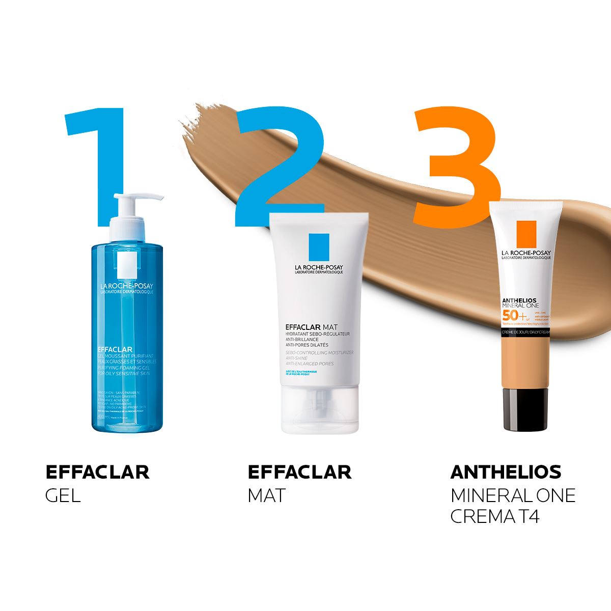 Protector Solar Facial Mineral La Roche Posay Anthelios Mineral One con color T04 30ml