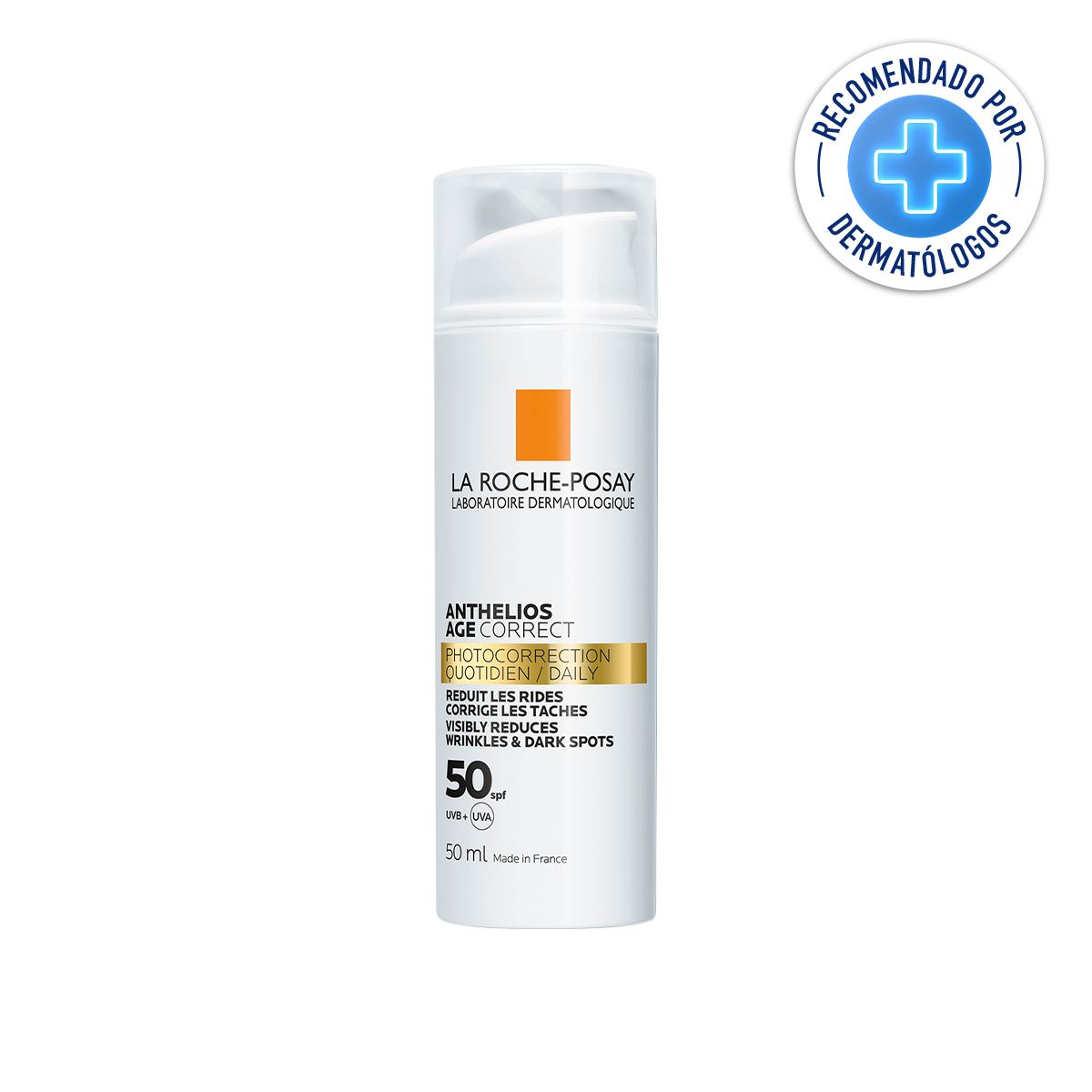 Protector Solar Facial La Roche Posay Anthelios Age Correct Antiarrugas FPS50+ 50ml