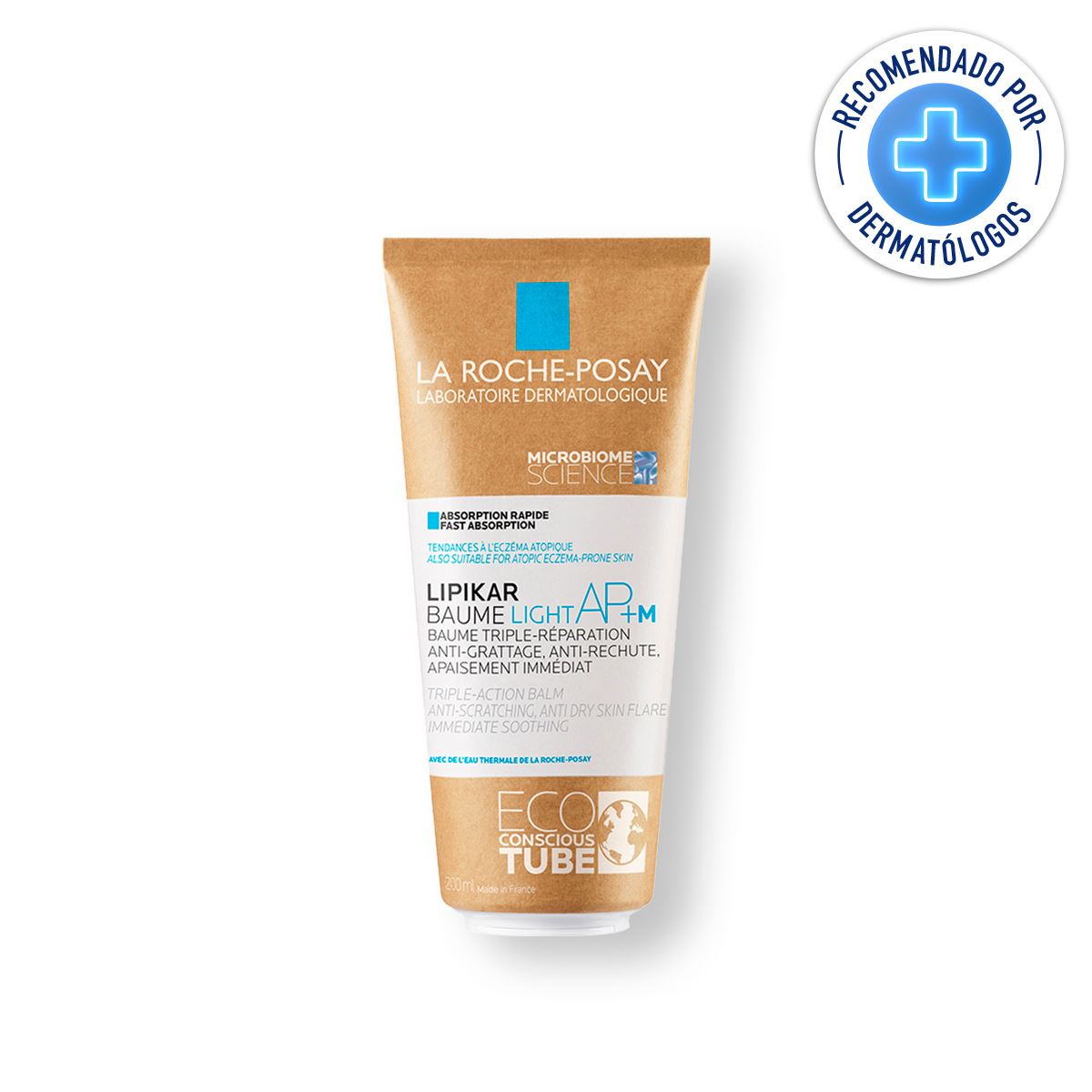Crema Hidratante La Roche Posay Lipikar Baume AP+M Tubo Eco-Responsable para Piel Seca Extra Seca o con Eczema 200ml