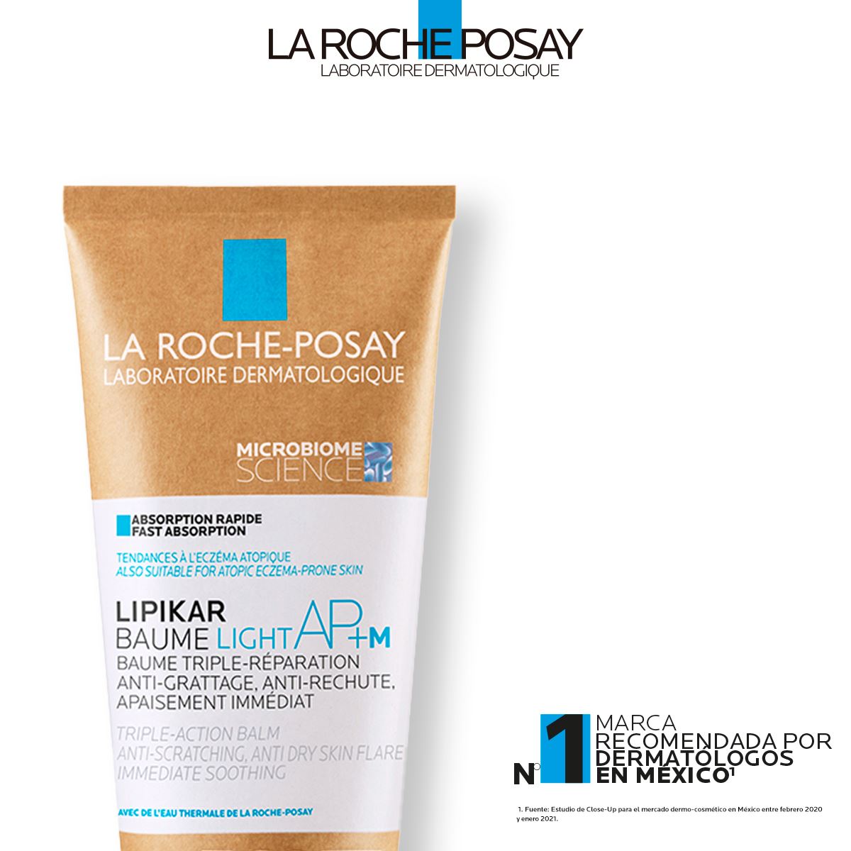 Crema Hidratante La Roche Posay Lipikar Baume AP+M Tubo Eco-Responsable para Piel Seca Extra Seca o con Eczema 200ml