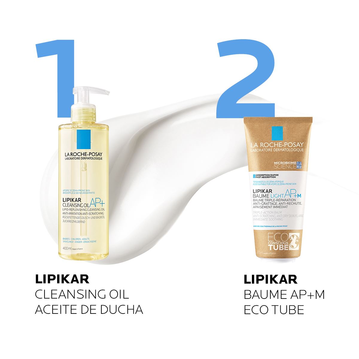 Crema Hidratante La Roche Posay Lipikar Baume AP+M Tubo Eco-Responsable para Piel Seca Extra Seca o con Eczema 200ml