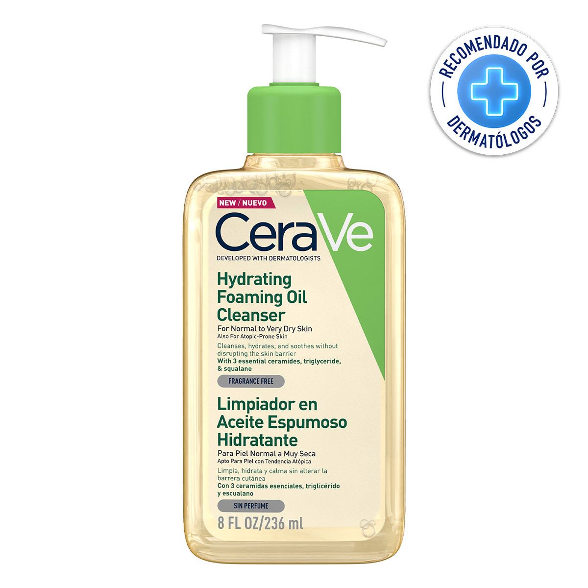 Cerave limpiador en aceite de ducha 236ml