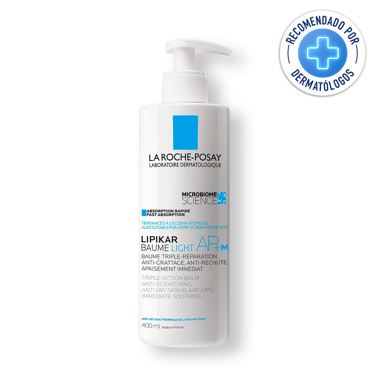 Crema Hidratante La Roche Posay Lipikar Baume Light AP+M para Piel Seca Extra Seca o con Eczema 200ml