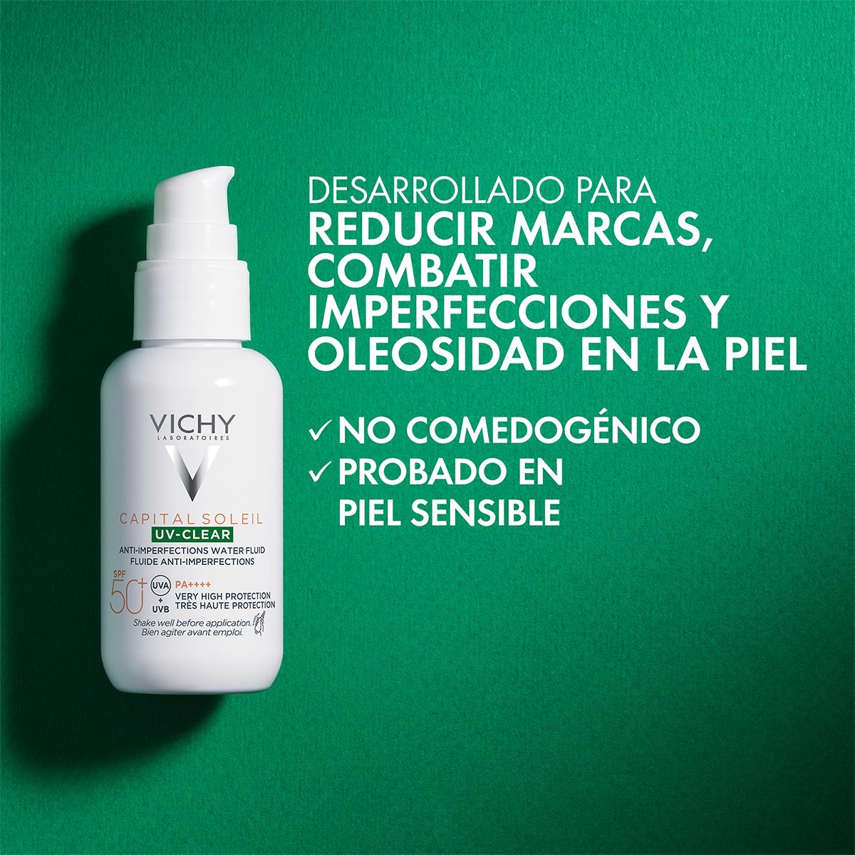 Vichy Protector Solar Anti-Imperfecciones Uv-Clear Fps 50+