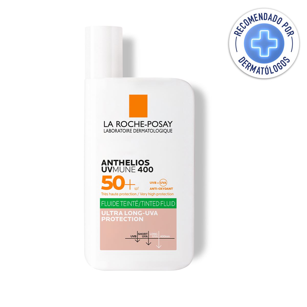 Anthelios UV MUNE 400 Oil Control Fluido FPS 50+ con Color 50ml