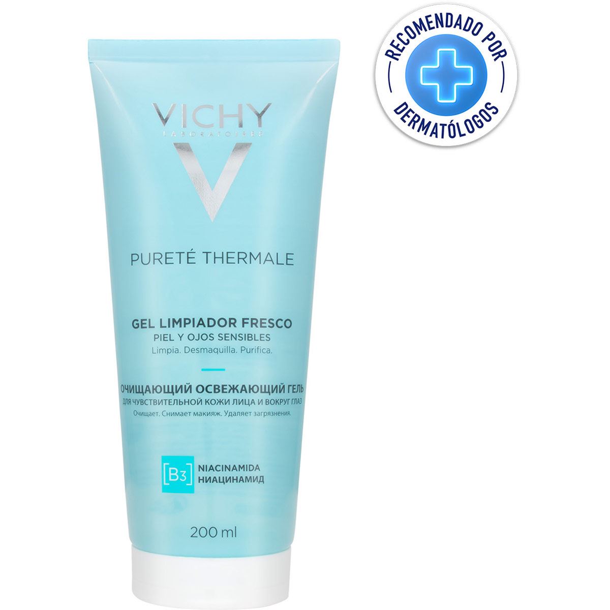 Gel Limpieza Vichy Pureté Thermale 200ml