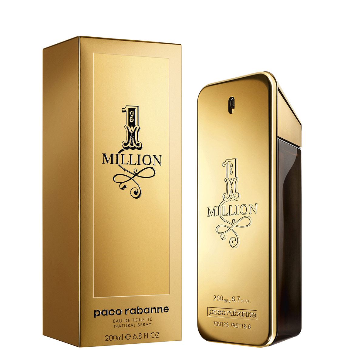 Fragancia para caballero, Paco Rabanne, 1 Million EDT 200ML