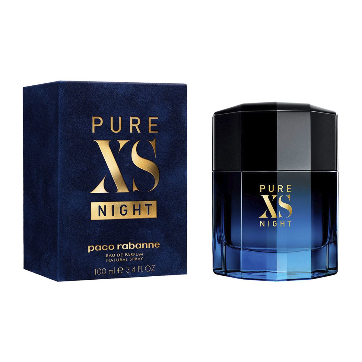 Fragancia para caballero, Paco Rabanne, Pure XS night, EDT, 100 ml