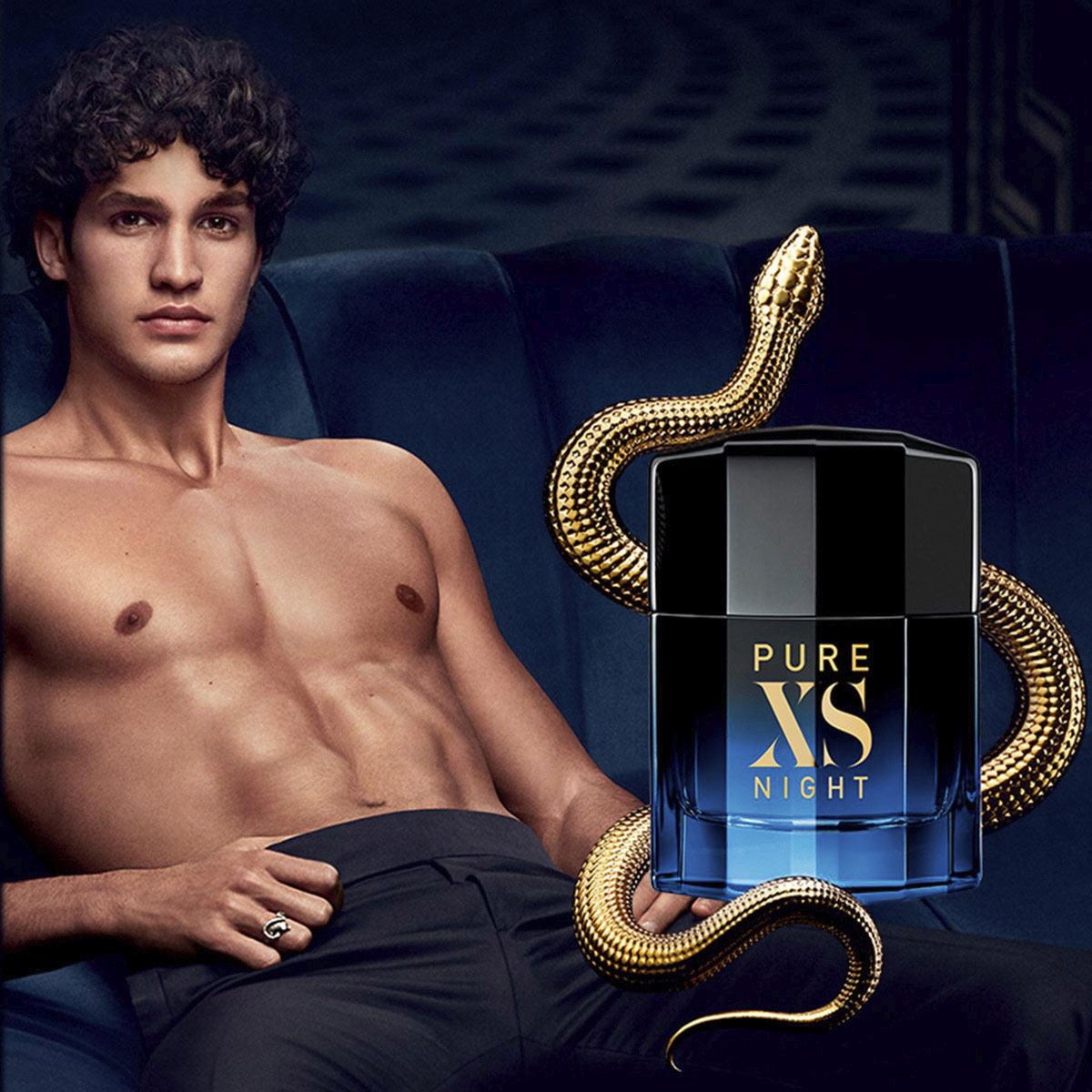 Fragancia para caballero, Paco Rabanne, Pure XS night, EDT, 100 ml