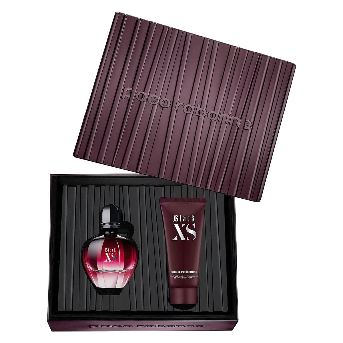 Paco Rabanne Black XS For Her Set Para Dama Perfume EDP 80ML + Body Lotion 100ML