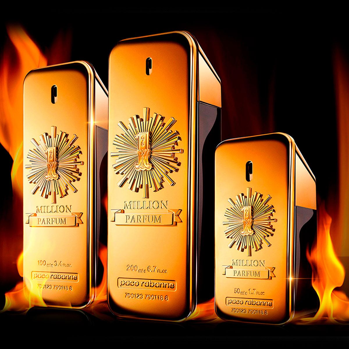 Set para Caballero Paco Rabanne One Million Parfum EDP 100ML + Desodorante 150ML + Spray de viaje 10ML