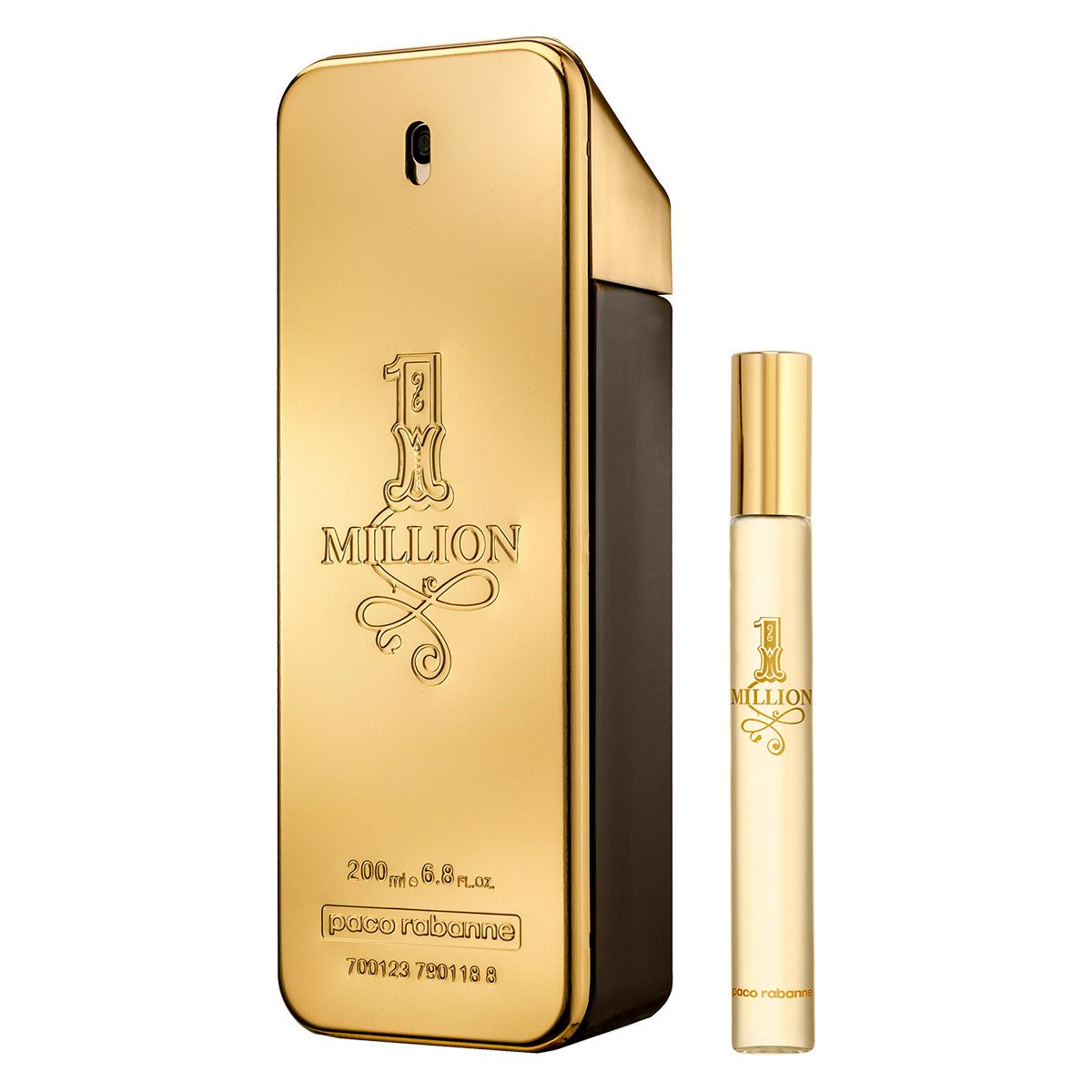 Paco Rabanne One Million Set Para Caballero Perfume EDT 200ML + Perfume de Bolsillo 10ML