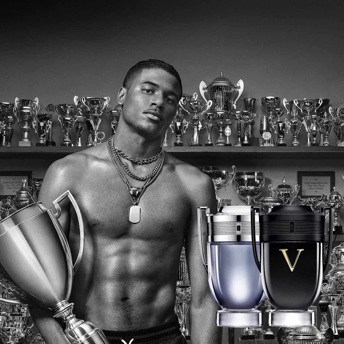 Paco Rabanne Invictus Set Para Caballero Perfume EDT 100ML + Desodorante 150ML + Perfume de Bolsillo 10ML