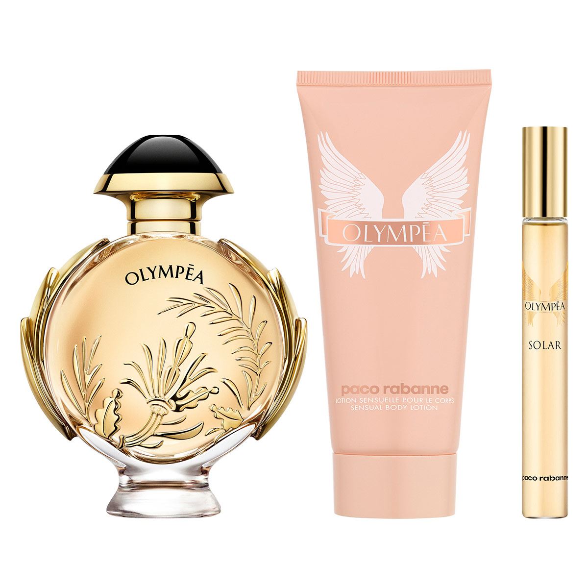 Paco Rabanne Olympea Solar Set Para Dama Perfume EDP 80ML + Body Lotion 100ML + Miniatura