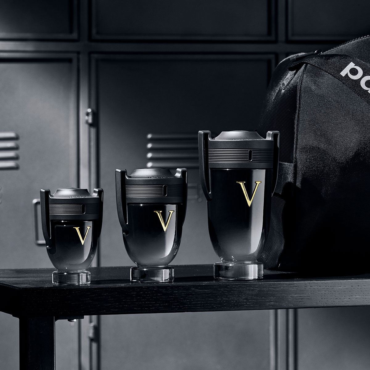 Paco Rabanne Invictus Victory Set Para Caballero Perfume EDP 100ML + Desodorante 150ML + Perfume de Bolsillo 10ML