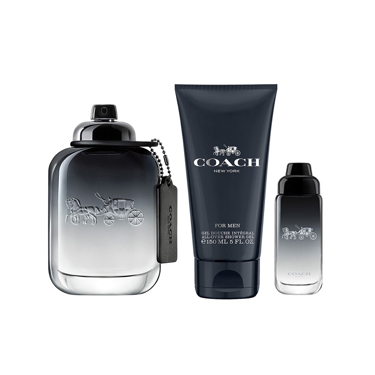 Estuche para Hombre Coach Men EDT 100ml, Shower Gel 100ml, EDT 15ml