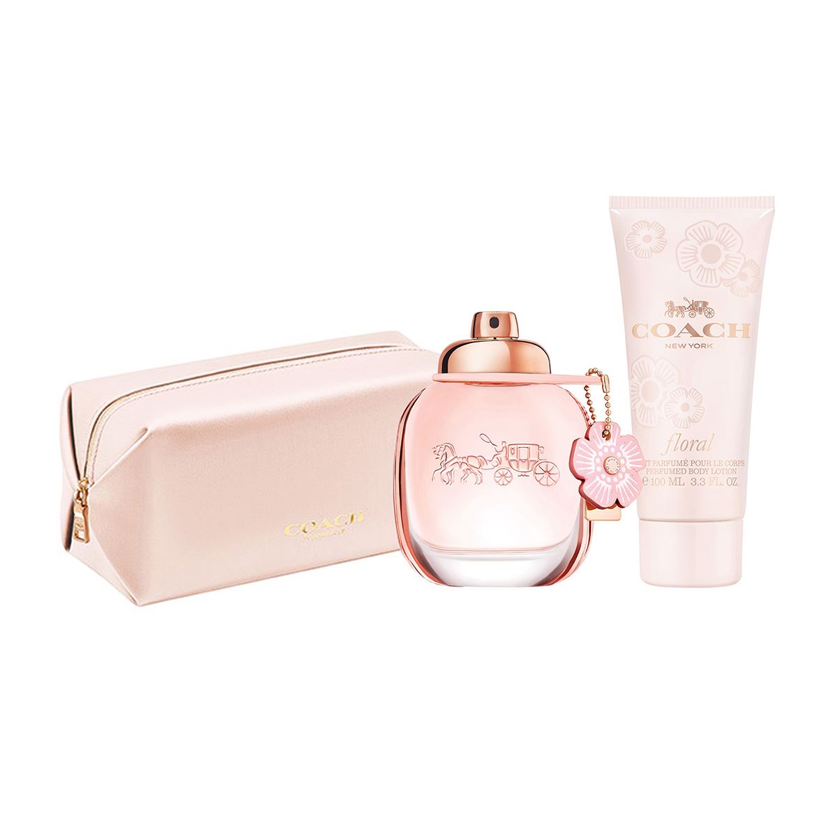 Estuche para Mujer Coach Floral EDP 90ml, Body Lotion 100ml, Toiletry Pouch