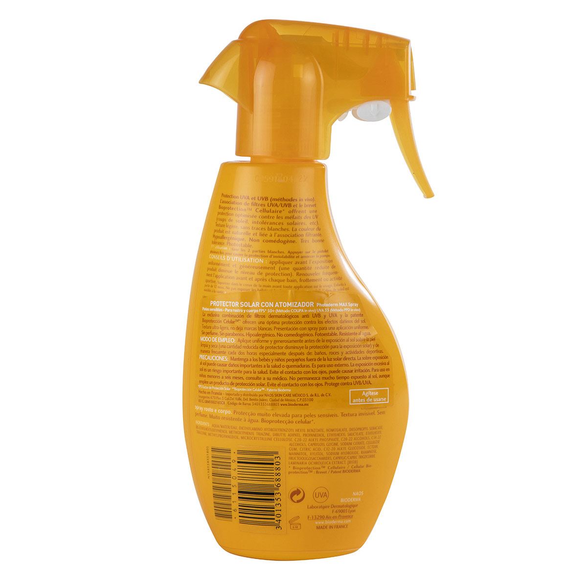 Bioderma Photoderm Max Spray Protector Solar Corporal SPF50+, 400 ml