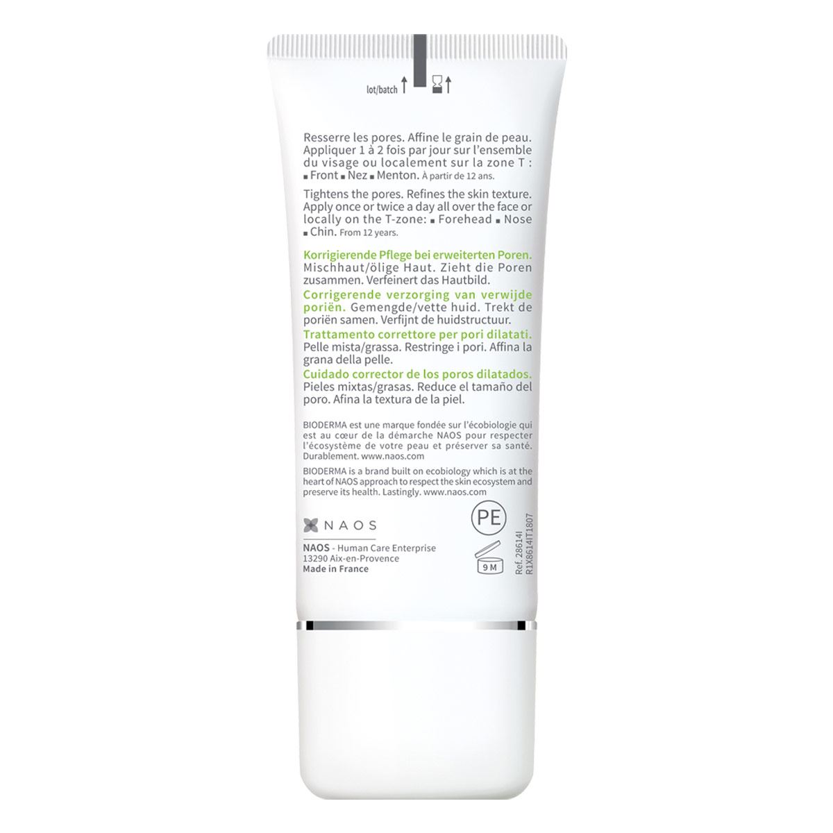 Bioderma Sébium Pore Refiner, Corrector de Poros Dilatados, 30 ml