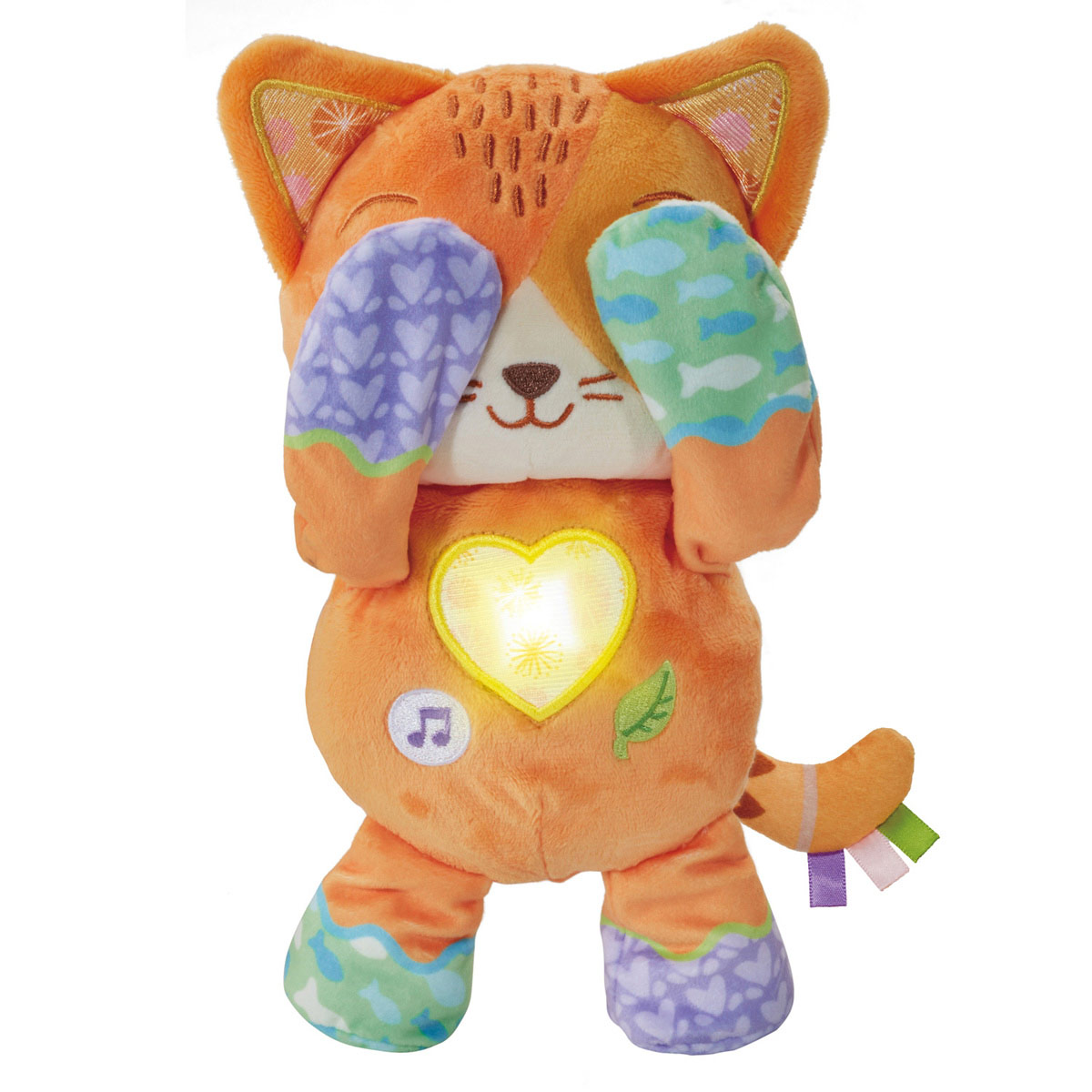 Peluche Musical Gatito Tristras ¡Juega al Cucú-Tras!