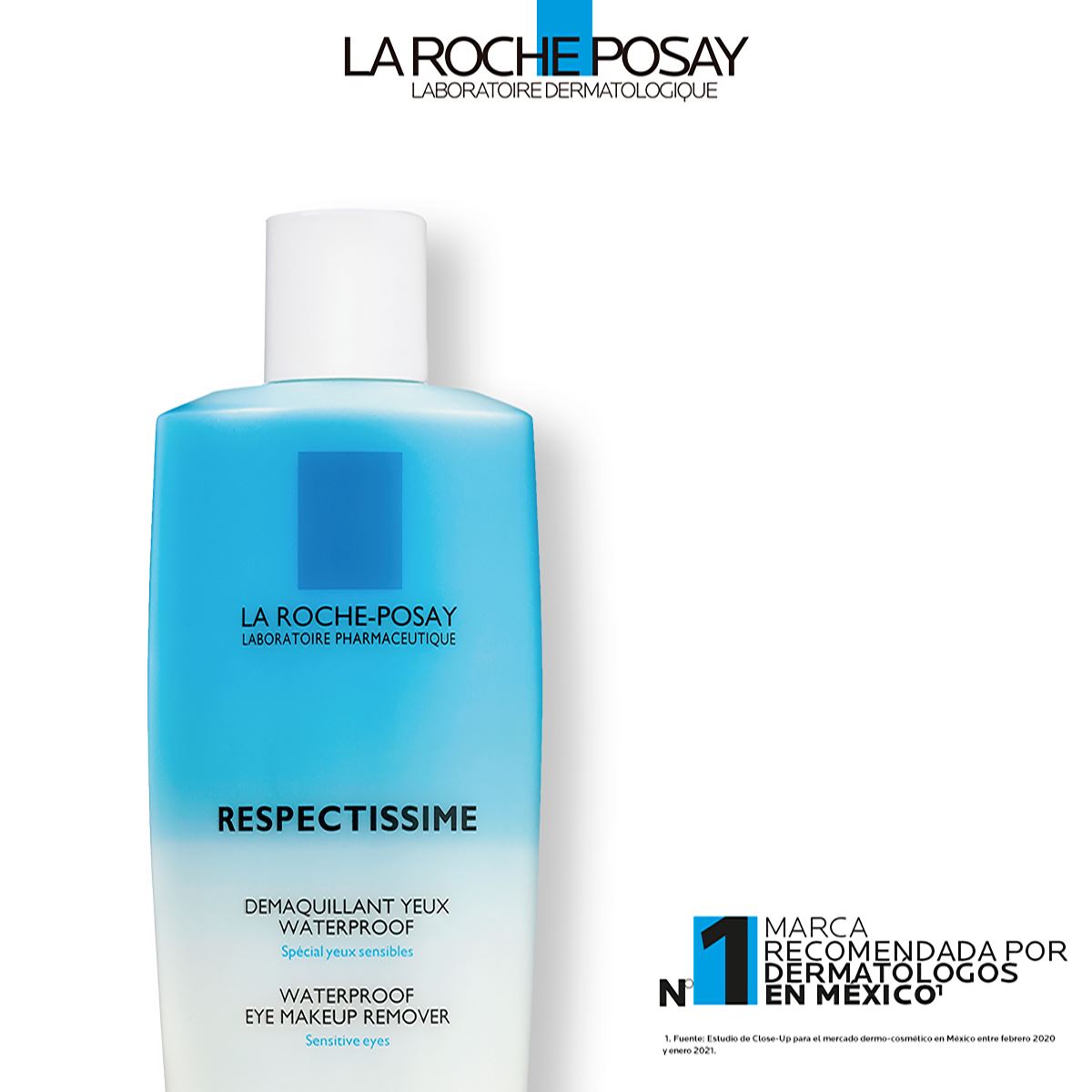 Desmaquillante Bifásico La Roche Posay Respectissime para Ojos Sensibles 125ml