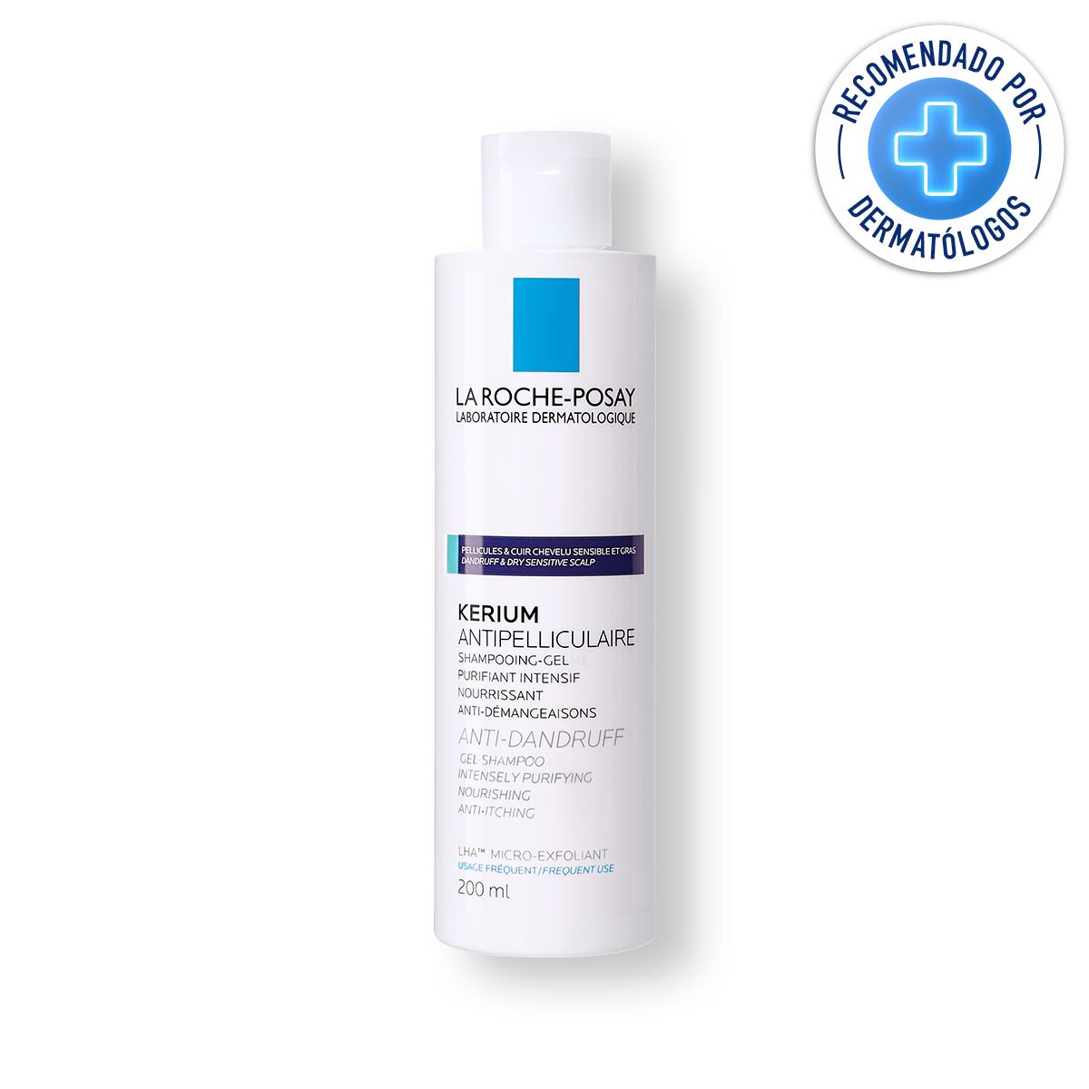 Shampoo para Caspa La Roche Posay Kerium Shampoo Caspa Grasa 200ml