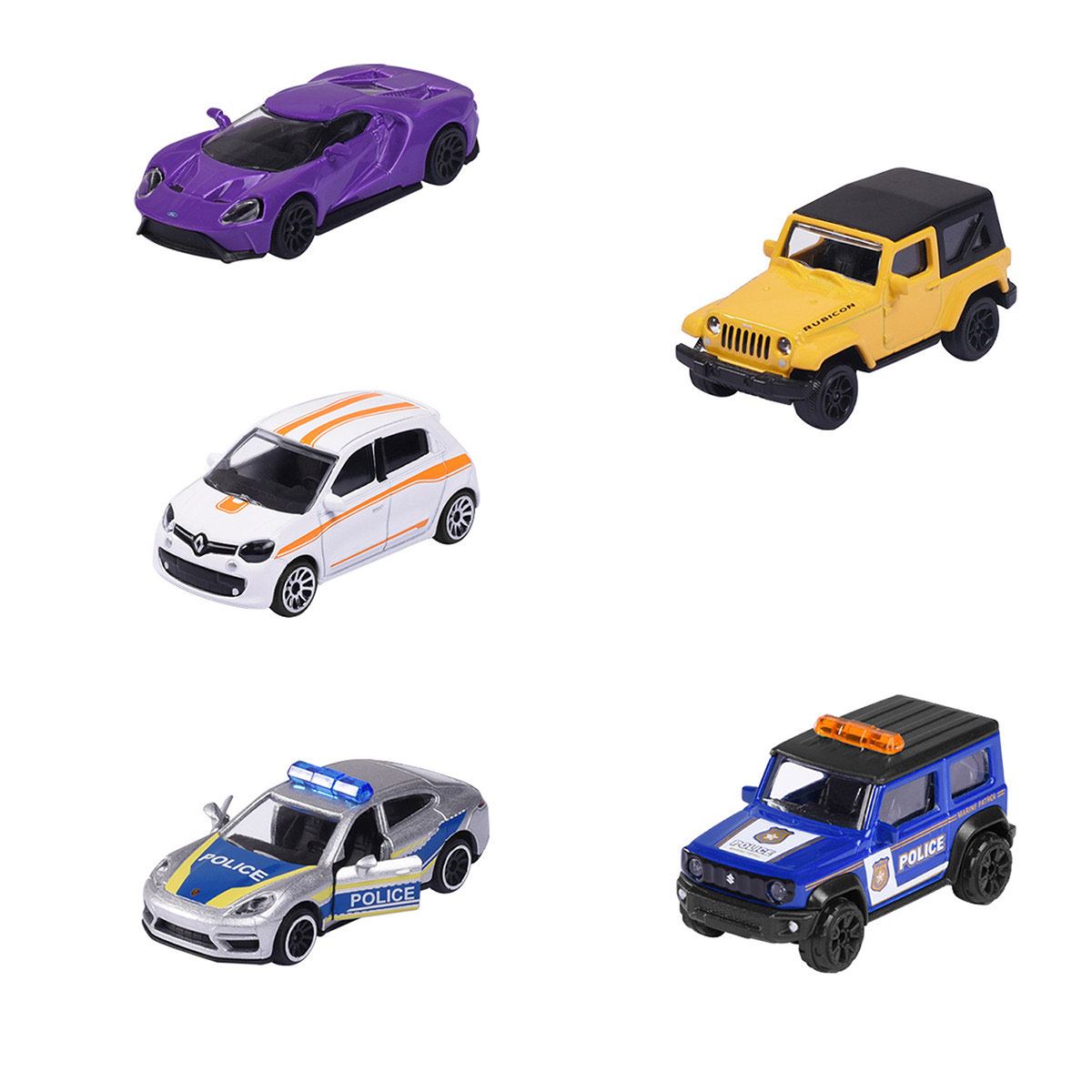 Majorette Set 5 Coches 4 Surtido