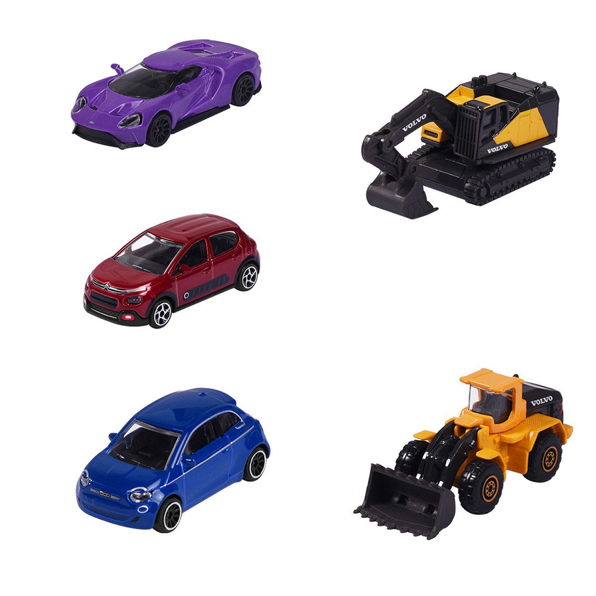Majorette Set 5 Coches 4 Surtido