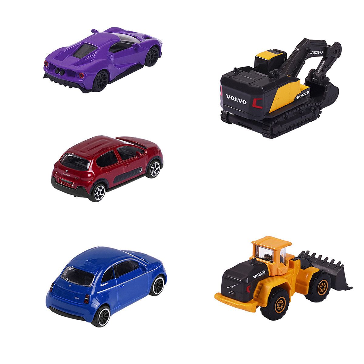 Majorette Set 5 Coches 4 Surtido