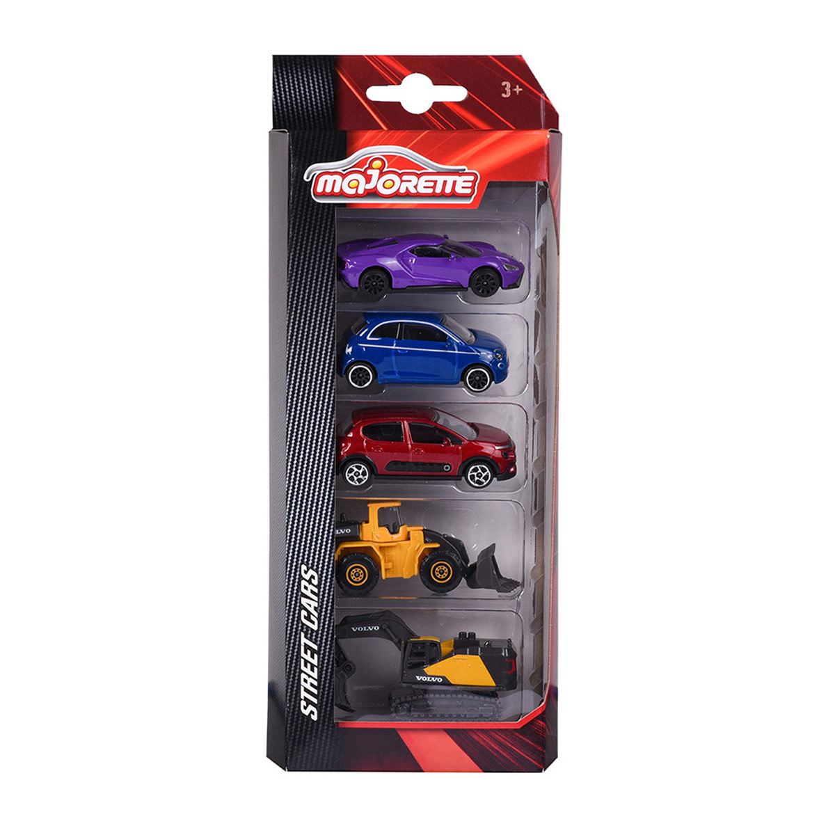 Majorette Set 5 Coches 4 Surtido